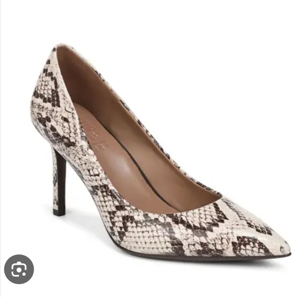 Franco Sarto Animal Print Heels Sz 10 EUC